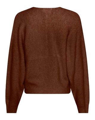 MSCHZinelle Hope Wrap Strik - Slate Brown Melange 